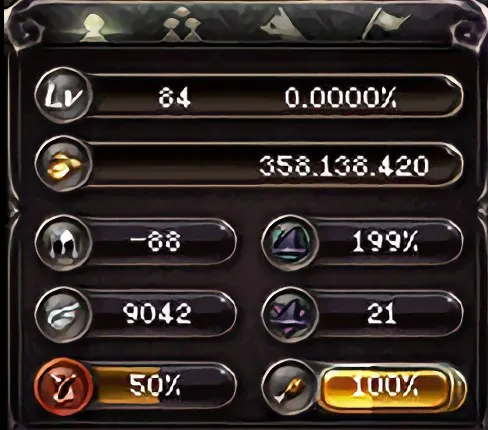 Status UI Overweight